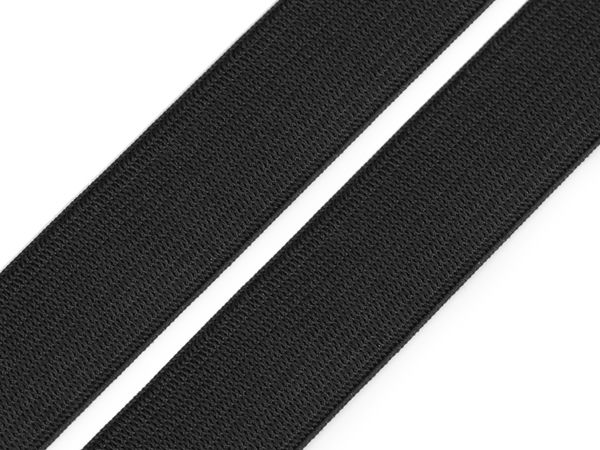 Premium Woven Elastic Band (20mm Width) - High-Tension Stretch Elastic for Waistbands, Dressmaking, and Apparel Construction