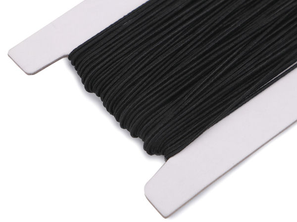 Premium 1mm Round Hat Elastic Cord - High-Elasticity Stretch Thread for Sewing, Knitwear, Mask Making, and Paper Crafts