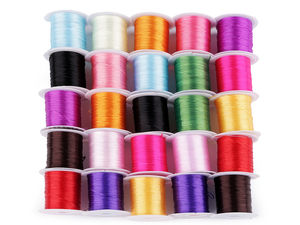Heavy-Duty Flat Elastic Jewelry Cord - 1mm Stretch Thread for Seed Beads & DIY Jewelry Crafting