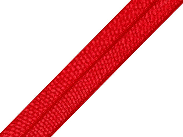 Premium 18mm Fold-Over Elastic Trim - Soft Stretch Edging Ribbon for Lingerie, Garments, and Sewing Crafts