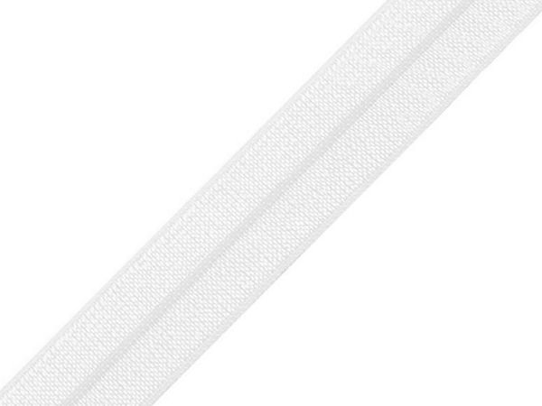 Premium 18mm Fold-Over Elastic Trim - Soft Stretch Edging Ribbon for Lingerie, Garments, and Sewing Crafts