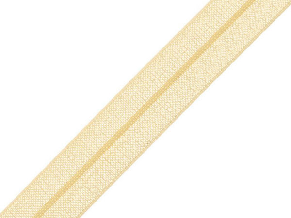 Premium 18mm Fold-Over Elastic Trim - Soft Stretch Edging Ribbon for Lingerie, Garments, and Sewing Crafts