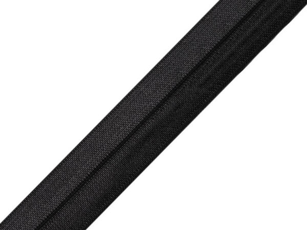 Premium 18mm Fold-Over Elastic Trim - Soft Stretch Edging Ribbon for Lingerie, Garments, and Sewing Crafts