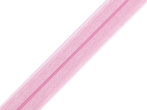 Premium 18mm Fold-Over Elastic Trim - Soft Stretch Edging Ribbon for Lingerie, Garments, and Sewing Crafts