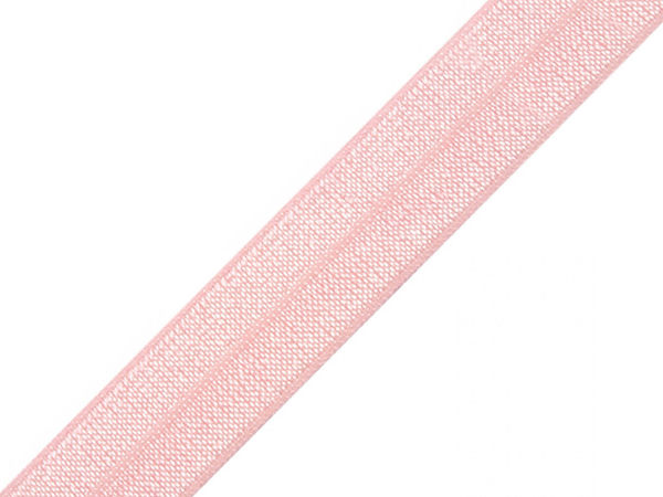 Premium Fold Over Elastic Trim (20mm) - Soft Tension Ribbon for Apparel Hemming & Sportswear