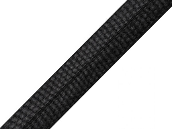 Premium Fold Over Elastic Trim (20mm) - Soft Tension Ribbon for Apparel Hemming & Sportswear