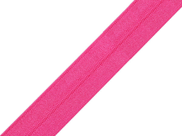 Premium Fold Over Elastic Trim (20mm) - Soft Tension Ribbon for Apparel Hemming & Sportswear