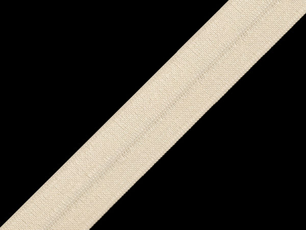 Premium Fold Over Elastic Trim (20mm) - Soft Tension Ribbon for Apparel Hemming & Sportswear