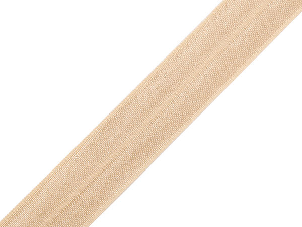 Premium Fold Over Elastic Trim (20mm) - Soft Tension Ribbon for Apparel Hemming & Sportswear