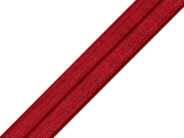 Premium Fold Over Elastic Trim (20mm) - Soft Tension Ribbon for Apparel Hemming & Sportswear