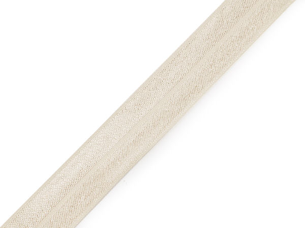 Premium Fold Over Elastic Trim (20mm) - Soft Tension Ribbon for Apparel Hemming & Sportswear