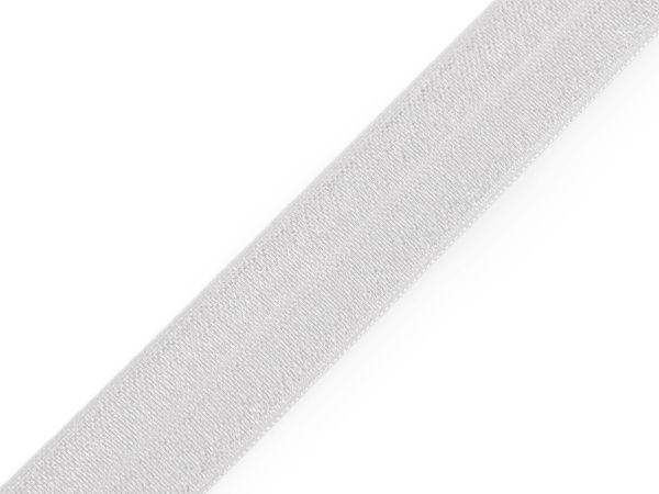 Premium Fold Over Elastic Trim (20mm) - Soft Tension Ribbon for Apparel Hemming & Sportswear