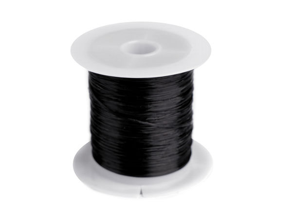 Premium Flat Elastic Bead Jewelry Cord (1mm) - High-Strength Stretch Stringing Thread for DIY Beading and Jewelry Making