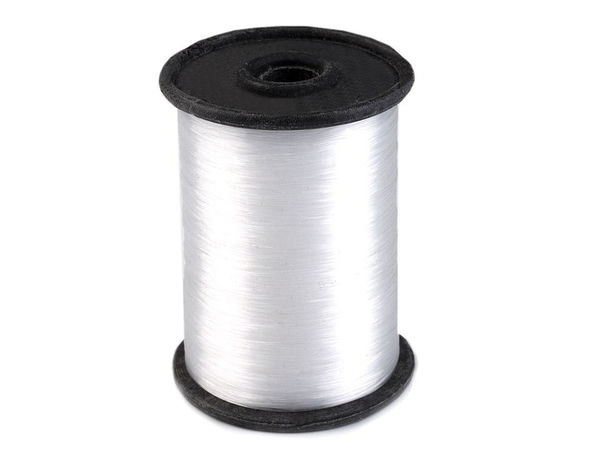 Premium Transparent Nylon Thread (0.23mm) - Heavy-Duty Invisible Monofilament Cord for Bead Stringing, Jewelry Making, Crafts & Home Decor