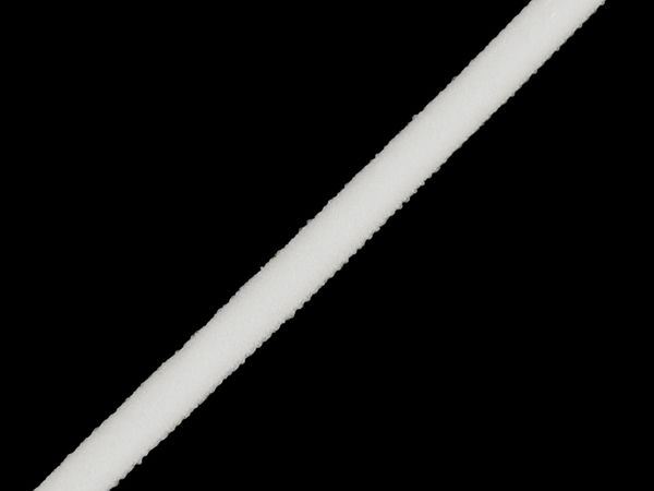 Premium 5mm White Lingerie Bra Strap and Shoulder Elastic Braid - Soft Tension Flat Elastic for Intimates, Dresses & Sportswear