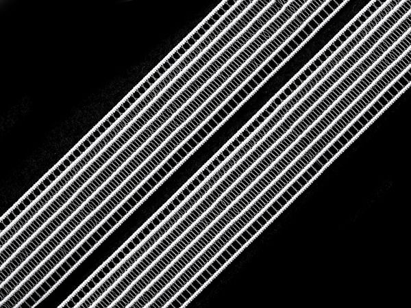 Premium 24mm Knitted Elastic Band | Soft Tension Sewing Elastic for Garments, Waistbands & Dresses