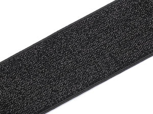Premium Lurex Elastic Tape (48mm) - Soft-Tension Shimmer Stretch Band for Garments