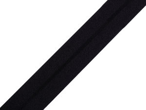 Premium 20mm Fold-Over Edge Elastic - Soft Tension Binding Ribbon for Garment Hemming, Seam Reinforcement, and DIY Craft Projects