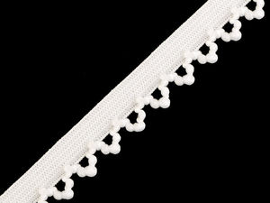 Premium Decorative Picot Elastic Trim (10mm) for Lingerie, Underwear, and Garment Sewing