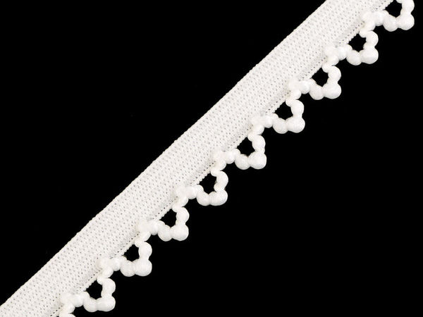 Premium Decorative Picot Elastic Trim (10mm) for Lingerie, Underwear, and Garment Sewing