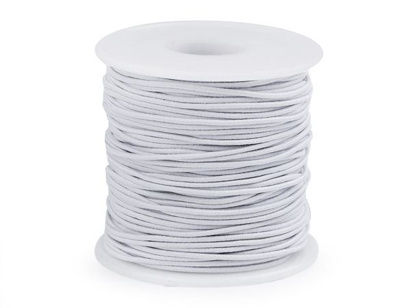 Premium Round Elastic Cord (1.2mm) for Apparel, Sewing, and Crafting