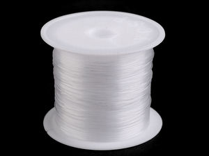 Premium Transparent Nylon Thread for Jewelry Making and Crafting - Heavy Duty 0.6mm Non-Stretch Invisible Beading Cord