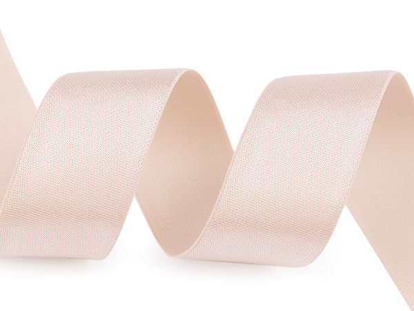 Premium Satin Elastic Ribbon, 30mm Wide Stretch Band for Waistbands, Belts, and Dressmaking