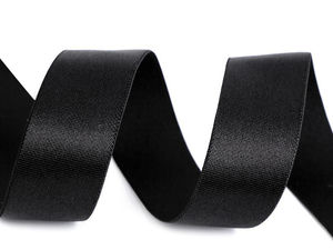 Premium 25mm Satin Elastic Band - High-Tension Stretch Ribbon for Waistbands, Belts, and Fashion Design