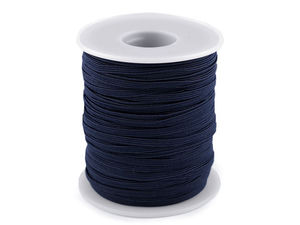 Premium Flat Elastic Ribbon (3mm Width) – Soft Tension Woven Elastic for Lingerie, Knitwear, and Dressmaking