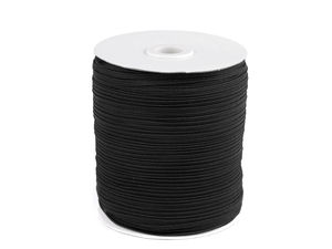 Premium Flat Elastic Band (4mm & 5mm) - Soft Tension Sewing Elastic for Lingerie, Underwear, and Apparel Crafts