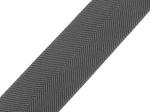 Premium 40mm Twill Pattern Elastic Band for Belts, Suspenders, and Apparel