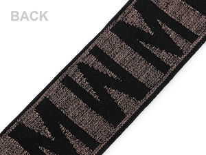 Premium 50mm Soft Knit Elastic Band for Apparel Hems, Waistbands, and Jackets - Dark Beige