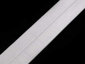 Premium Fold-Over Elastic Trim (40mm) - High-Stretch Shiny Edging Band for Apparel, Sportswear, and Underwear