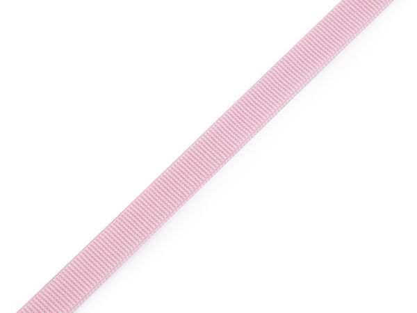 Premium 10mm Grosgrain Pattern Elastic Ribbon - Soft-Tension Shoulder Strap Elastic for Lingerie, Tank Tops & Dresses