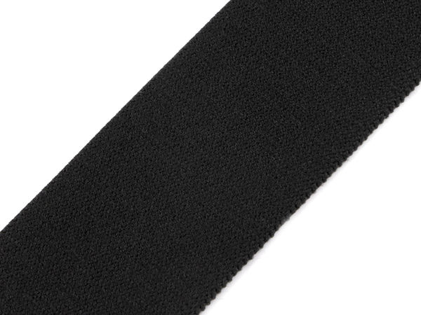 Premium Heavy-Duty Extra Strong 50mm Elastic Webbing - High Tension Elastic Band for Belts, Bags, and Upholstery (Black)