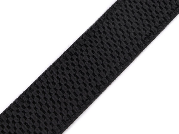 Premium Heavy-Duty 40mm Elastic Band - Extra Strong Suspender & Belt Elastic (Black)