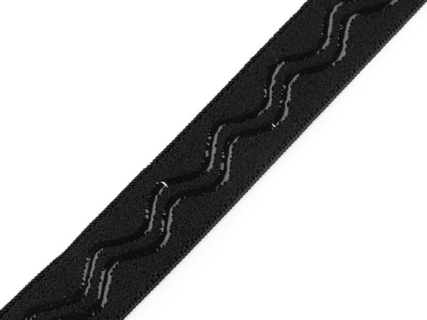 Non-Slip Wave Silicone Elastic Band (20mm Width) – Premium High-Tension Grip Elastic for Sportswear, Activewear, and Underwear