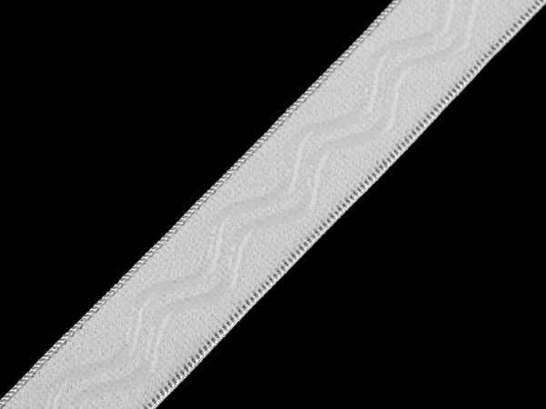 Non-Slip Wave Silicone Elastic Band (20mm Width) – Premium High-Tension Grip Elastic for Sportswear, Activewear, and Underwear