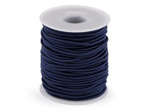 Premium 2mm Round Elastic Cord – High-Elasticity Soft Stretch Band for Jackets, Sportswear, and Crafts