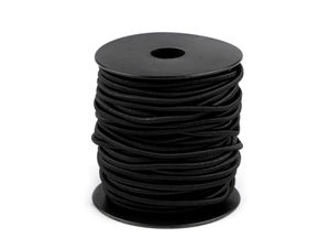Premium 3mm Round Elastic Cord - High-Tension Heavy-Duty Bungee String for Sportswear, Jackets, and Haberdashery Crafts