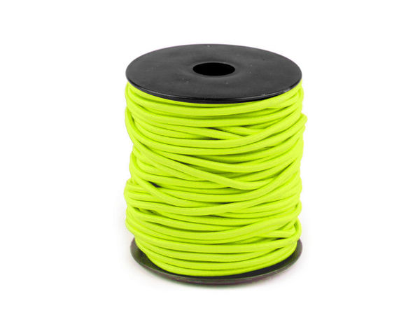 Premium 3mm Round Elastic Cord - High-Tension Heavy-Duty Bungee String for Sportswear, Jackets, and Haberdashery Crafts