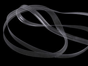 Premium Transparent Silicone Elastic Tape - 8mm Width, Firm Tension Non-Slip Elastic for Swimwear, Lingerie & Seam Reinforcement
