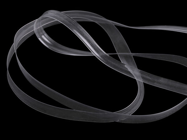 Premium Transparent Silicone Elastic Tape - 8mm Width, Firm Tension Non-Slip Elastic for Swimwear, Lingerie & Seam Reinforcement