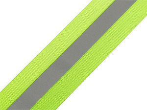 Premium Reflective Elastic Band (50mm) - Heavy-Duty Stretch Webbing for Safety Gear, Sports Apparel, and Haberdashery