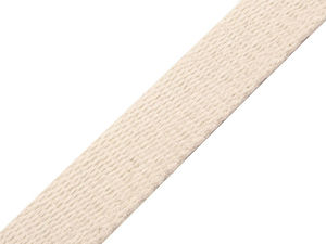 Premium 100% Cotton Webbing Tape (25mm, Ecru Light) - Heavy-Duty Strap for Bags, Backpacks, Crafting, and Furniture Restoration