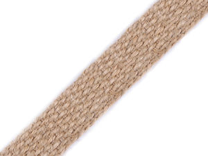 Premium 20mm Natural Jute Webbing Strap for Upholstery, DIY Crafts, and Bag Making