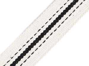 Premium Double-Sided Cotton Webbing Strap (38mm) - Heavy-Duty Fabric Strap for Bags, Belts, and Furniture Restoration