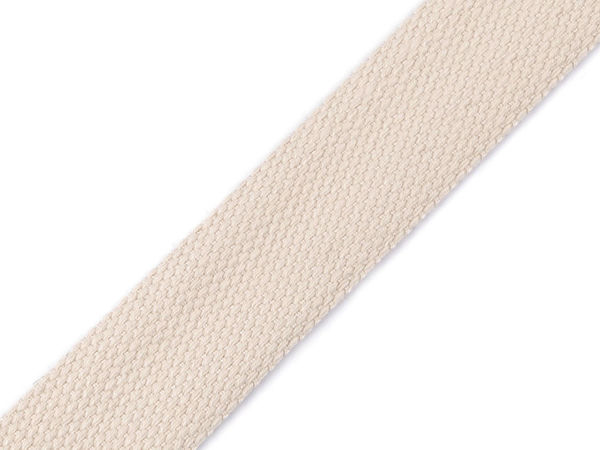 Premium Cotton-Polyester Blend Webbing Strap - 32mm Heavy-Duty Craft & Upholstery Tape