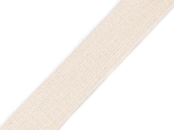 Premium Soft Cotton Webbing Strap (25mm Width) for Upholstery, Crafting, and Bag Making