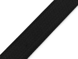 Premium Heavy-Duty Black Elastic Webbing Strap for Belts - 35mm